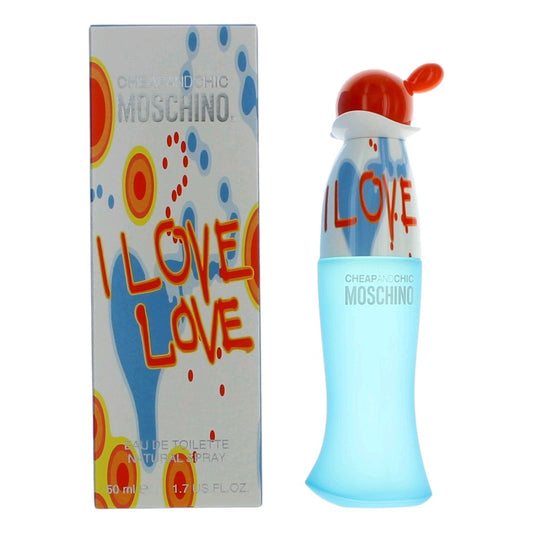 I Love Love Cheap & Chic by Moschino, 1.7 oz Eau De Toilette Spray for Women Moschino