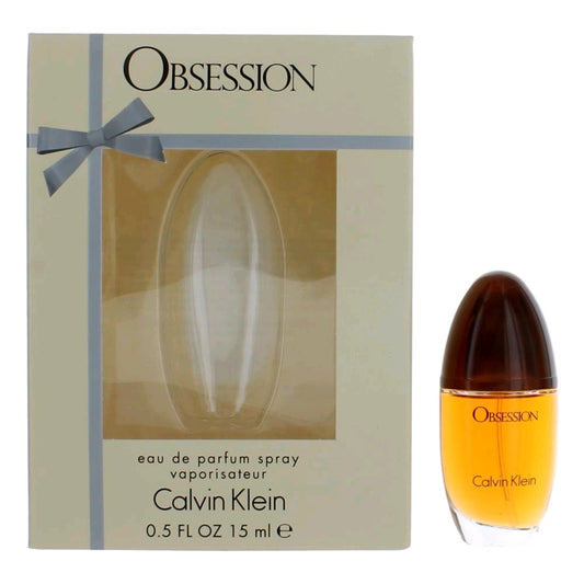 Obsession by Calvin Klein, 0.5 oz Eau De Parfum Spray for Women Calvin Klein
