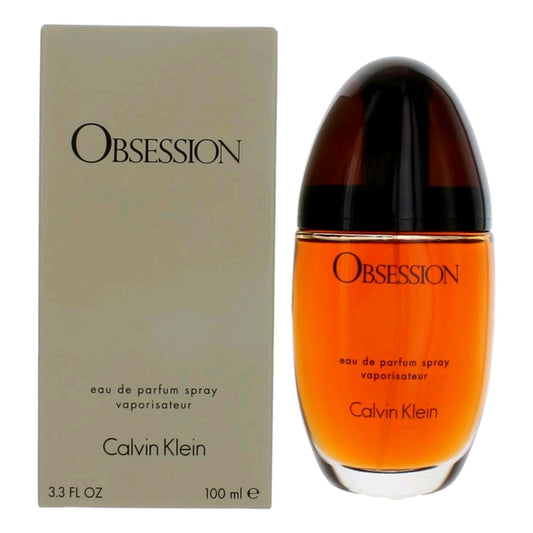 Obsession by Calvin Klein, 3.3 oz Eau De Parfum Spray for Women Calvin Klein