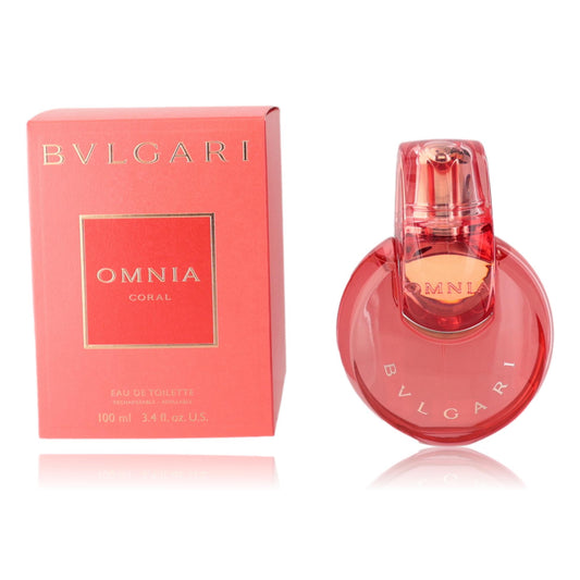 Omnia Coral by Bvlgari, 3.4 oz Eau De Toilette Spray for Women Bvlgari