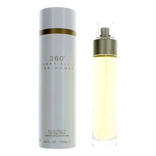 Perry Ellis 360 by Perry Ellis, 3.3 oz Eau De Toilette Spray for Women Perry Ellis