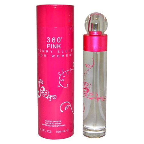 Perry Ellis 360 Pink by Perry Ellis, 3.4 oz Eau De Parfum Spray for Women Perry Ellis
