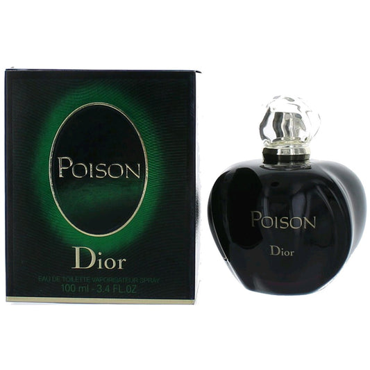 Poison by Christian Dior, 3.4 oz Eau De Toilette Spray for Women Christian Dior