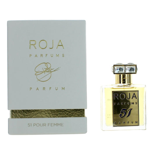 51 Pour Femme by Roja Parfums, 1.7 oz Parfum Spray for Women Roja