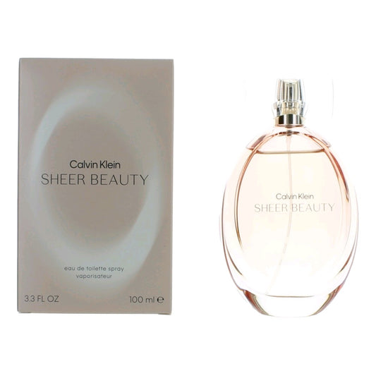 Sheer Beauty by Calvin Klein, 3.4 oz Eau De Toilette Spray for Women Calvin Klein