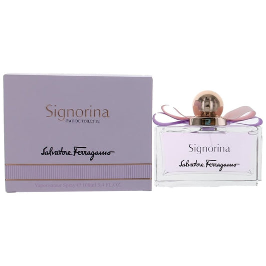 Signorina by Salvatore Ferragamo, 3.4 oz Eau De Toilette Spray for Women Salvatore Ferragamo