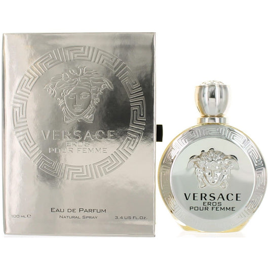 Eros Pour Femme by Versace, 3.4 oz Eau De Parfum Spray for Women Versace