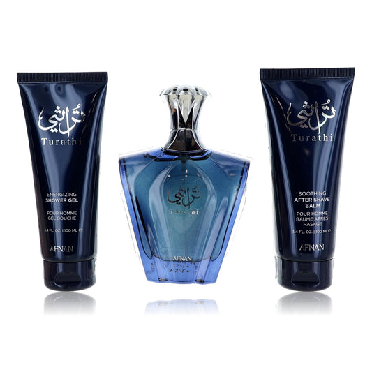 Turathi Blue by Afnan, 3 Piece Set for Men Afnan