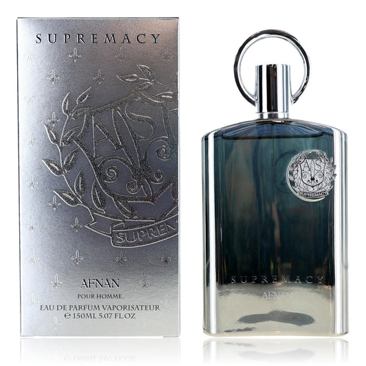 Supremacy Silver by Afnan, 5.07 oz Eau de Parfum Spray for Men Afnan