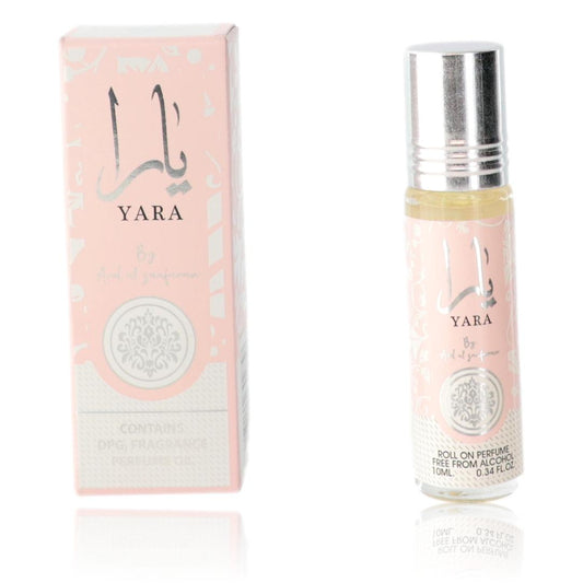 Yara by Ard Al Zaafaran, 0.34 oz Roll On Perfume Oil for Women Lattafa
