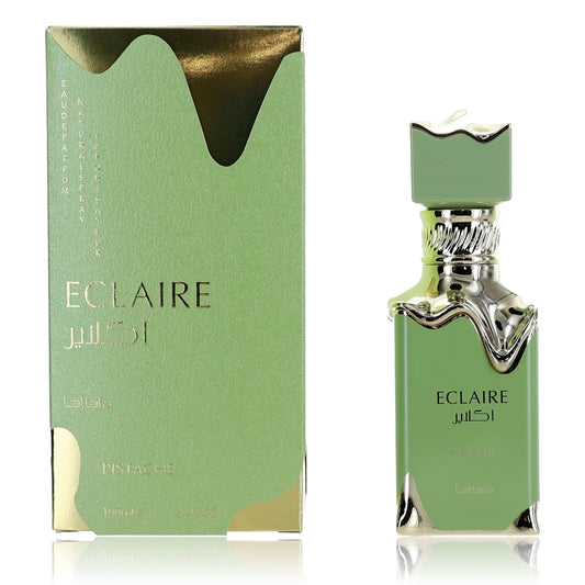 Eclaire Pistache by Lattafa, 3.4 oz Eau de Parfum Spray for Unisex Lattafa