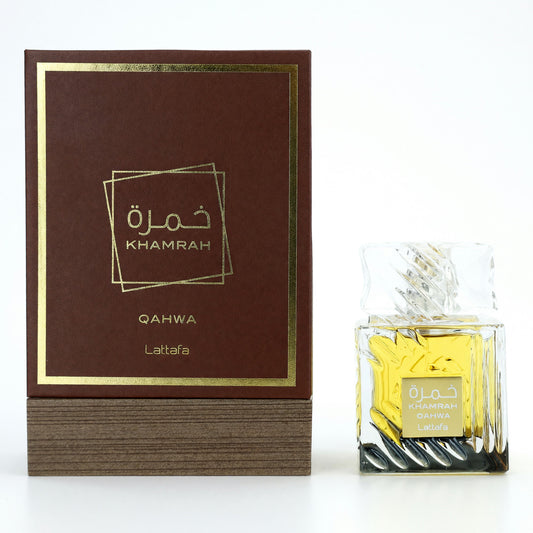 Khamrah Qahwa by Lattafa, 3.4 oz Eau de Parfum Spray for Unisex Lattafa