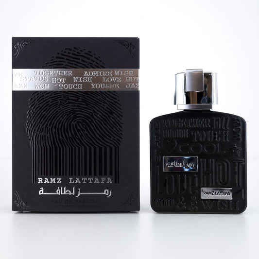 Ramz Silver by Lattafa, 3.4 oz Eau de Parfum Spray for Unisex Lattafa