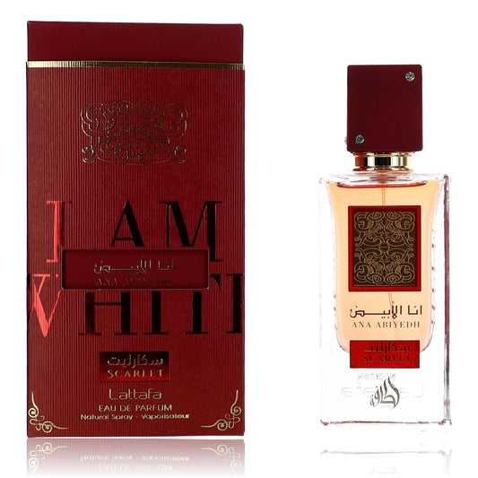 Ana Abiyedh Scarlet by Lattafa, 2.04 oz Eau de Parfum Spray for Women Lattafa