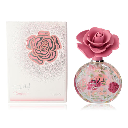 Layaan by Lattafa, 2.5 oz Eau de Parfum Spray for Women Lattafa
