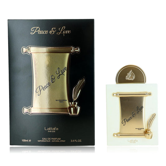 Pride Peace & Love by Lattafa, 3.4 oz Eau de Parfum Spray for Unisex Lattafa