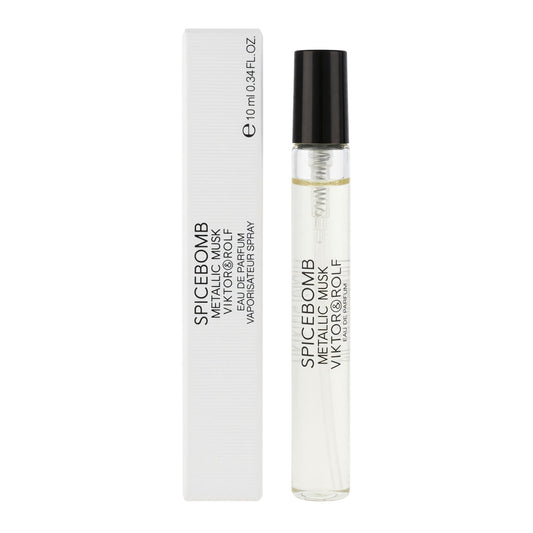 Spicebomb Metallic Musk bu Viktor & Rolf, .34 oz Eau de Parfum Spray Mini for Men