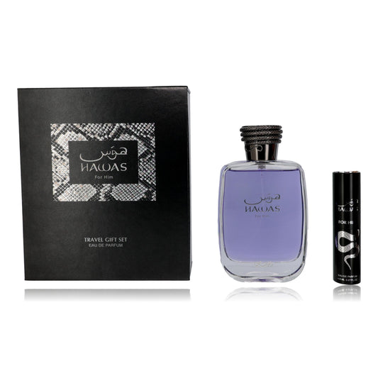 Hawas by Rasasi, 2 Piece Gift Set for Men Rasasi