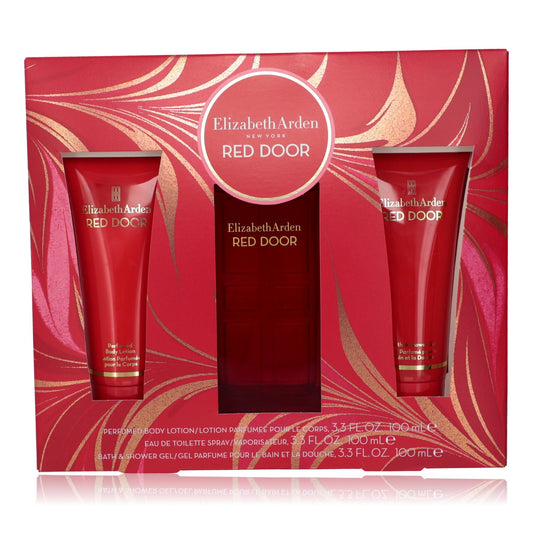 Red Door by Elizabeth Arden, 3 Piece Set for Women Elizabeth Arden