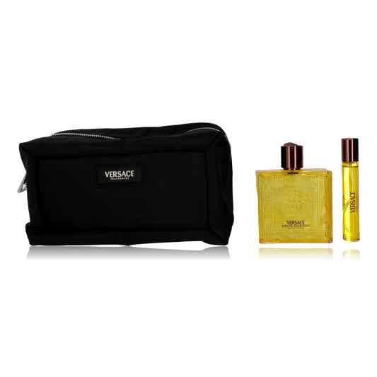 Versace Eros Energy by Versace, 3 Piece Gift Set for Men Versace