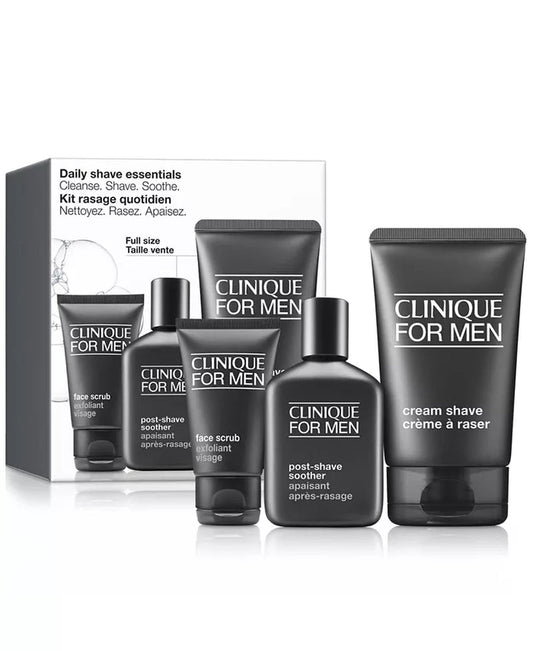 Clinique - 3 - Pc. Daily Shave Essentials Men'S Skincare Set - OPULENTIA