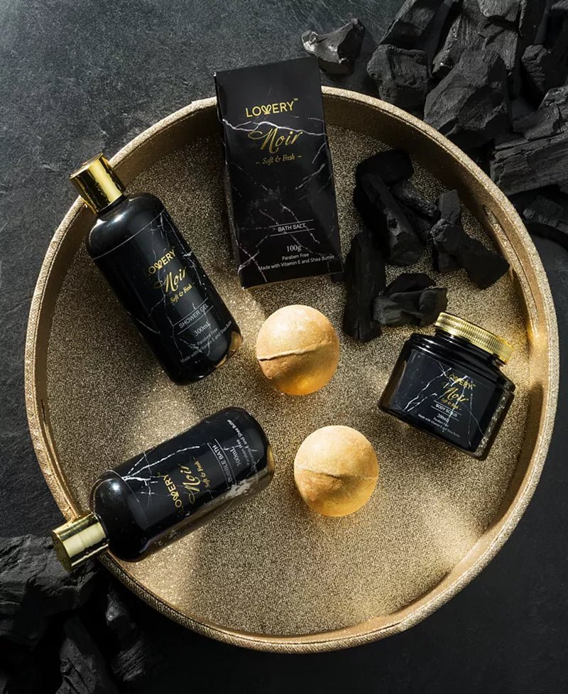 Lovery - 7 - Pc. Noir Luxury Body - Care Gift Set - OPULENTIA