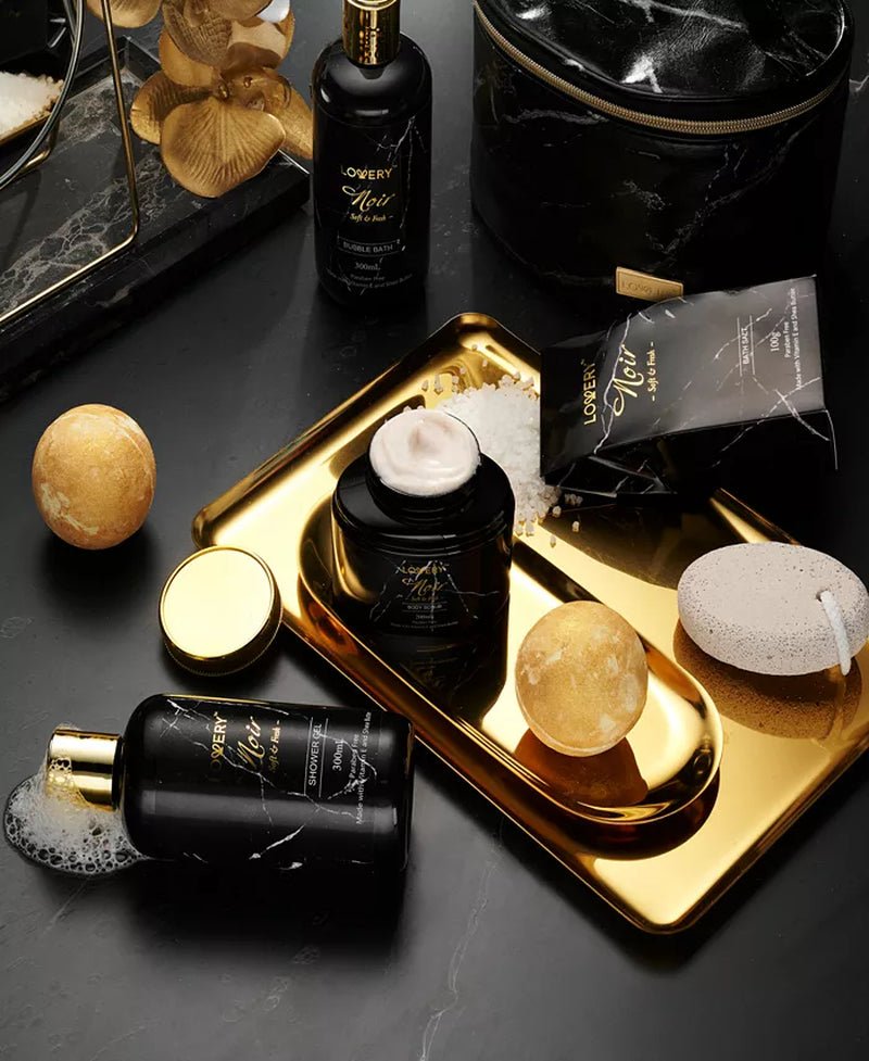 Lovery - 7 - Pc. Noir Luxury Body - Care Gift Set - OPULENTIA