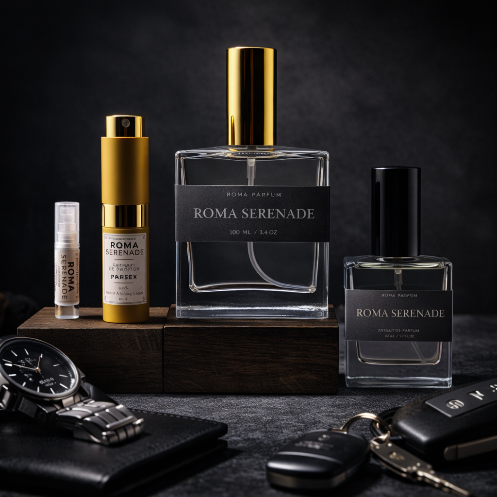 Roma Serenade Extrait de Parfum | Juniper - Nutmeg - Musk Roma Parfum — Luxury Extrait de Parfum | Lasting Fragrance for Women & Men