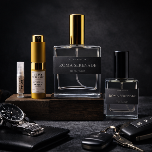 Roma Serenade Extrait de Parfum | Juniper - Nutmeg - Musk Roma Parfum — Luxury Extrait de Parfum | Lasting Fragrance for Women & Men