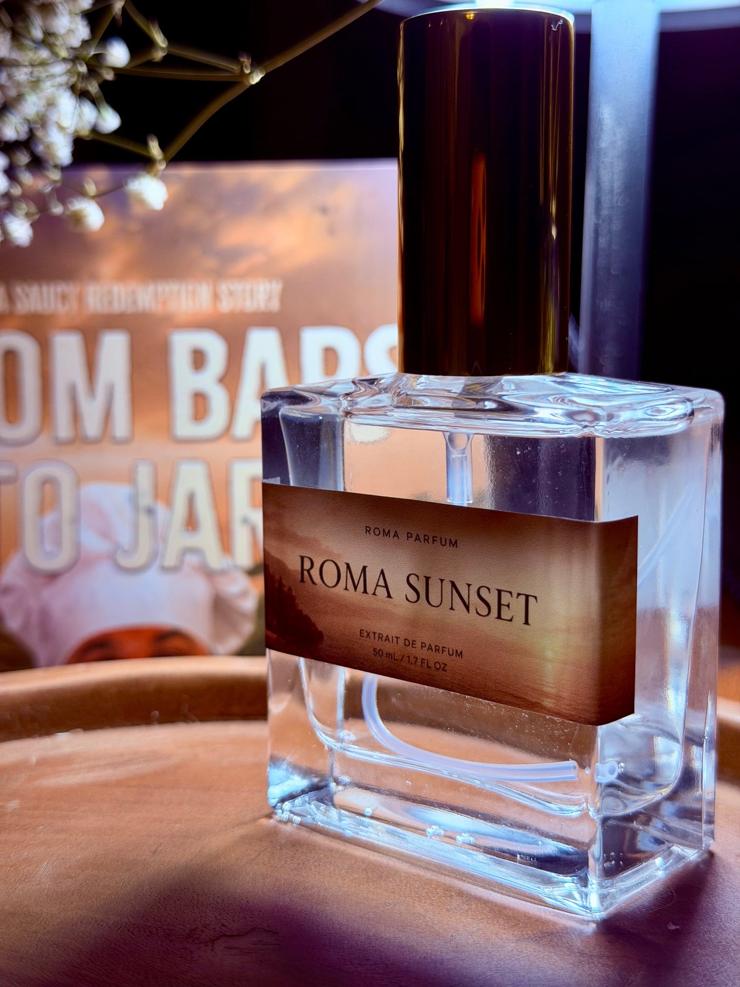 Roma Sunset Dark Vanilla | Pear | Tonka Bean Roma Parfum — Luxury Extrait de Parfum | Lasting Fragrance for Women & Men